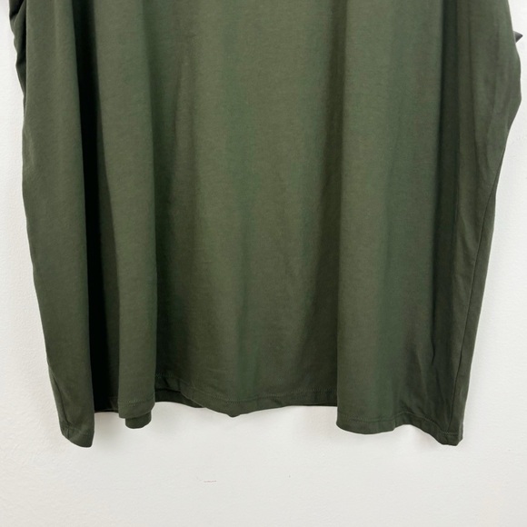 Torrid Olive Green “It’s Fall Y’all” Cotton Short Sleeves Round Neck Tee Size 5 - Picture 7 of 14
